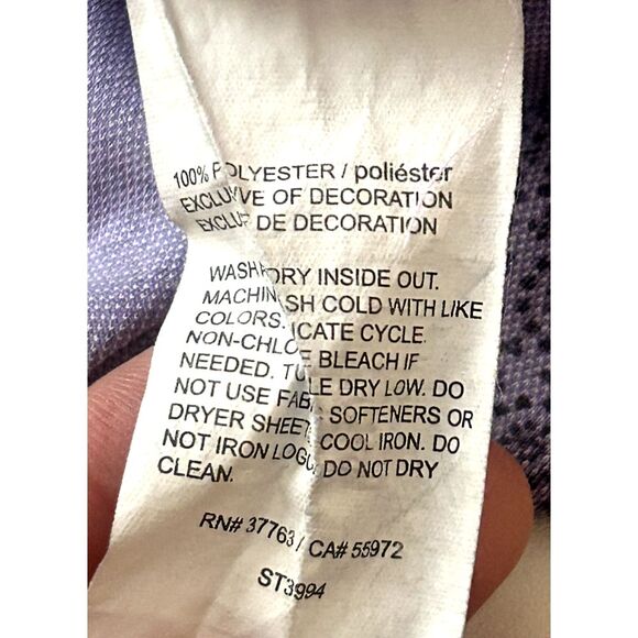 Jack Nicklaus Polo Golf Shirt Mens Small Lavender Purple Medallion Print AOP - Picture 6 of 8